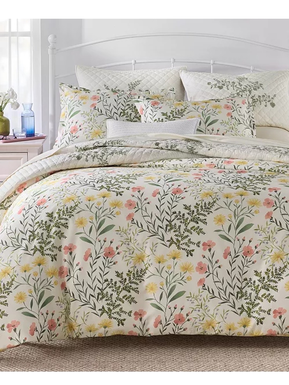 Charter Club Daisy Blooms King 3 Pc Duvet Cover